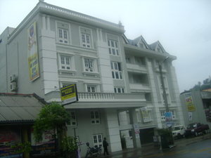 Construction of Facade, Sinhaputhra Office Building ( Phase II ) at Kandy.